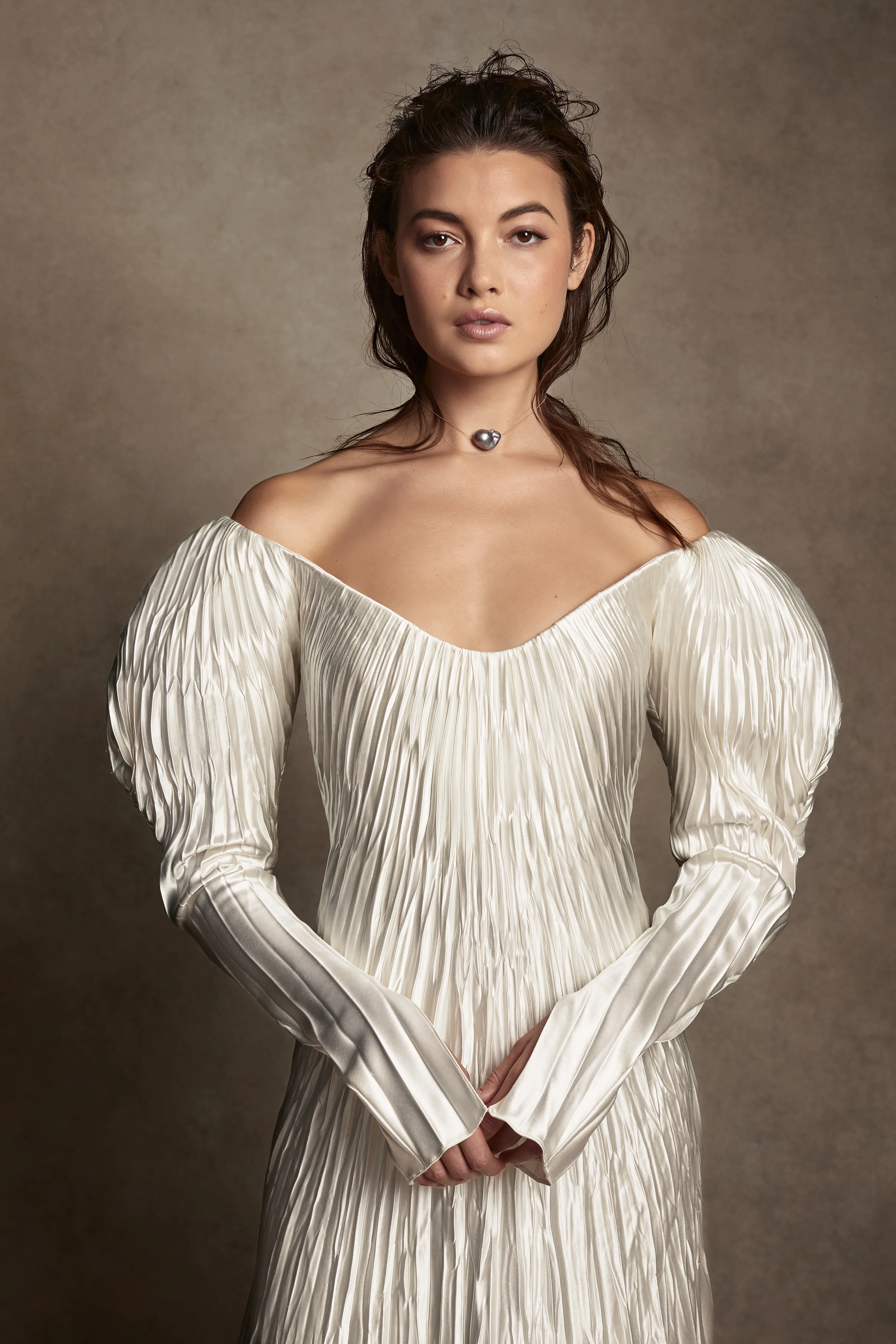 Flaired Baroque Pearl Choker - Image 4