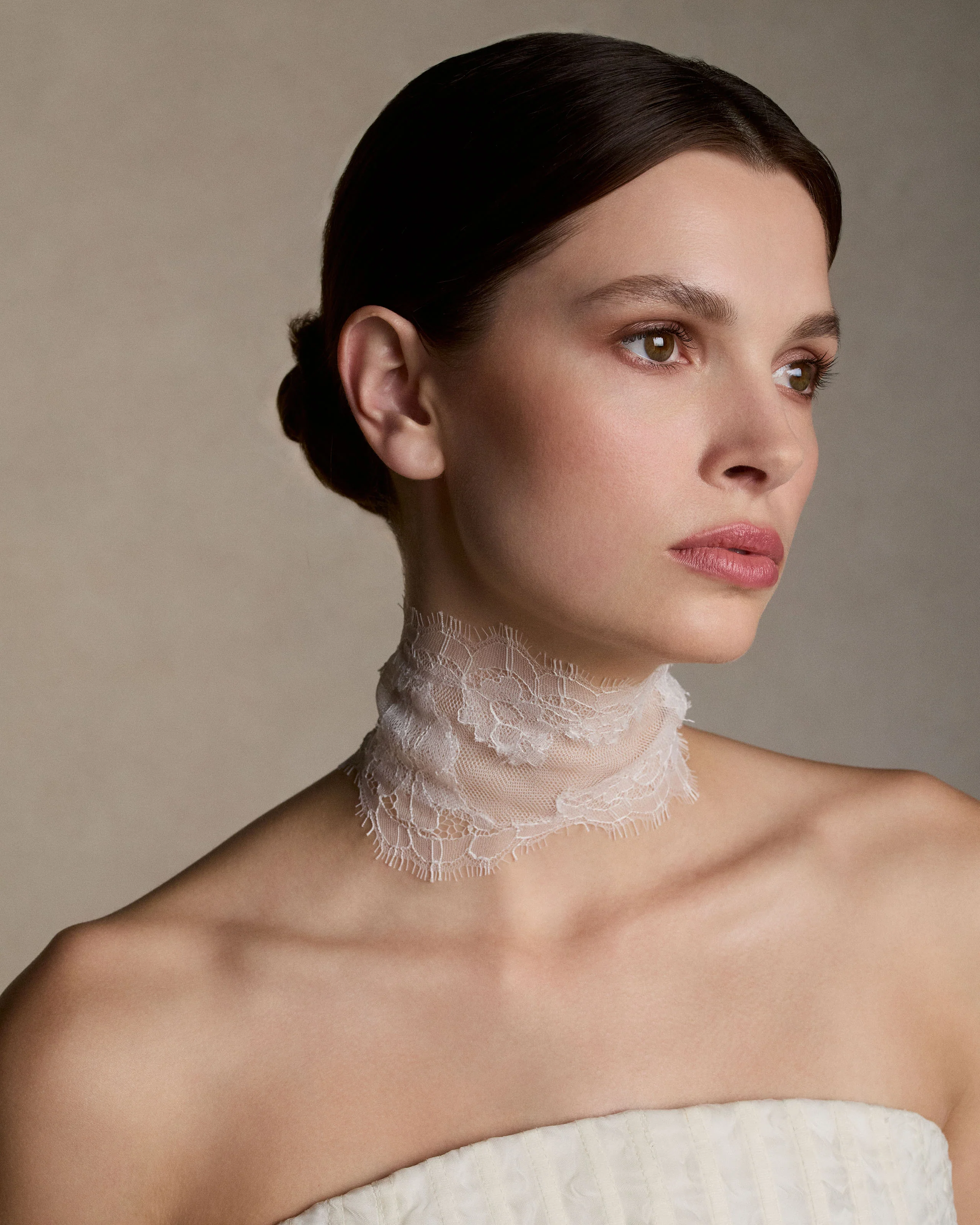 Lace Collier - Chantilly Rose